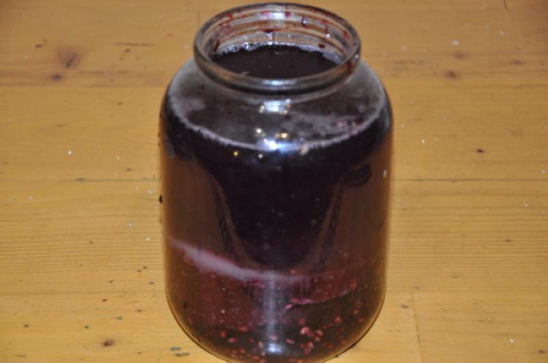 wine vinegar from the pulp
