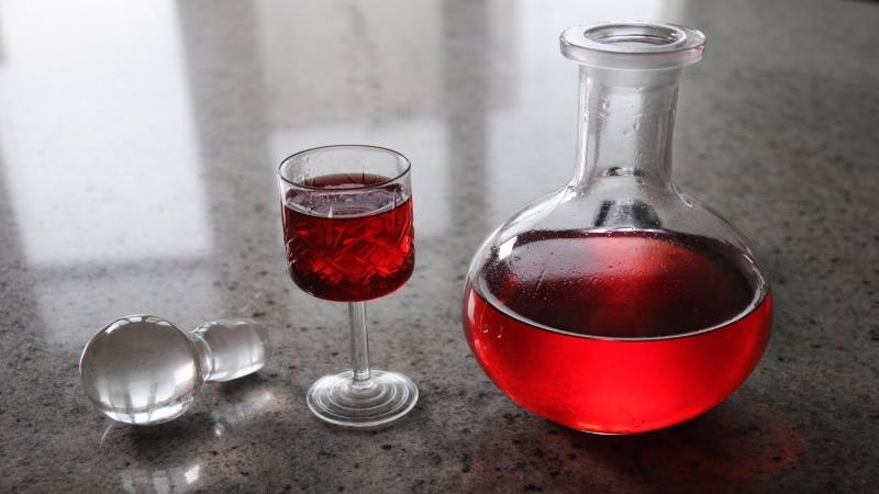 tintura de cranberry com baixo teor de álcool