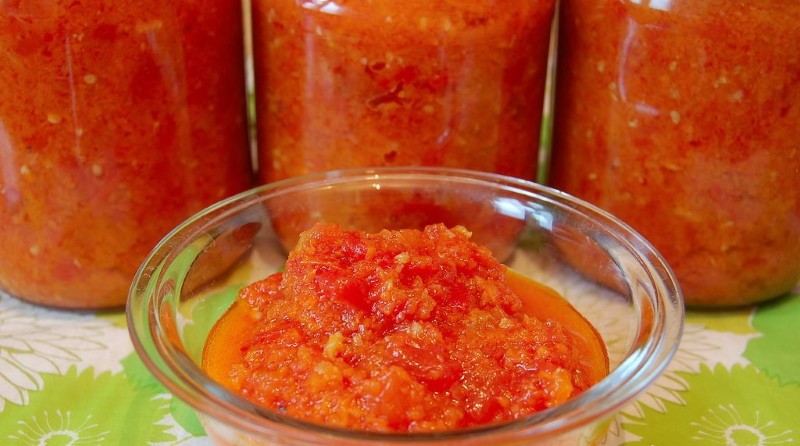kaviar dari lobak merah dan tomato