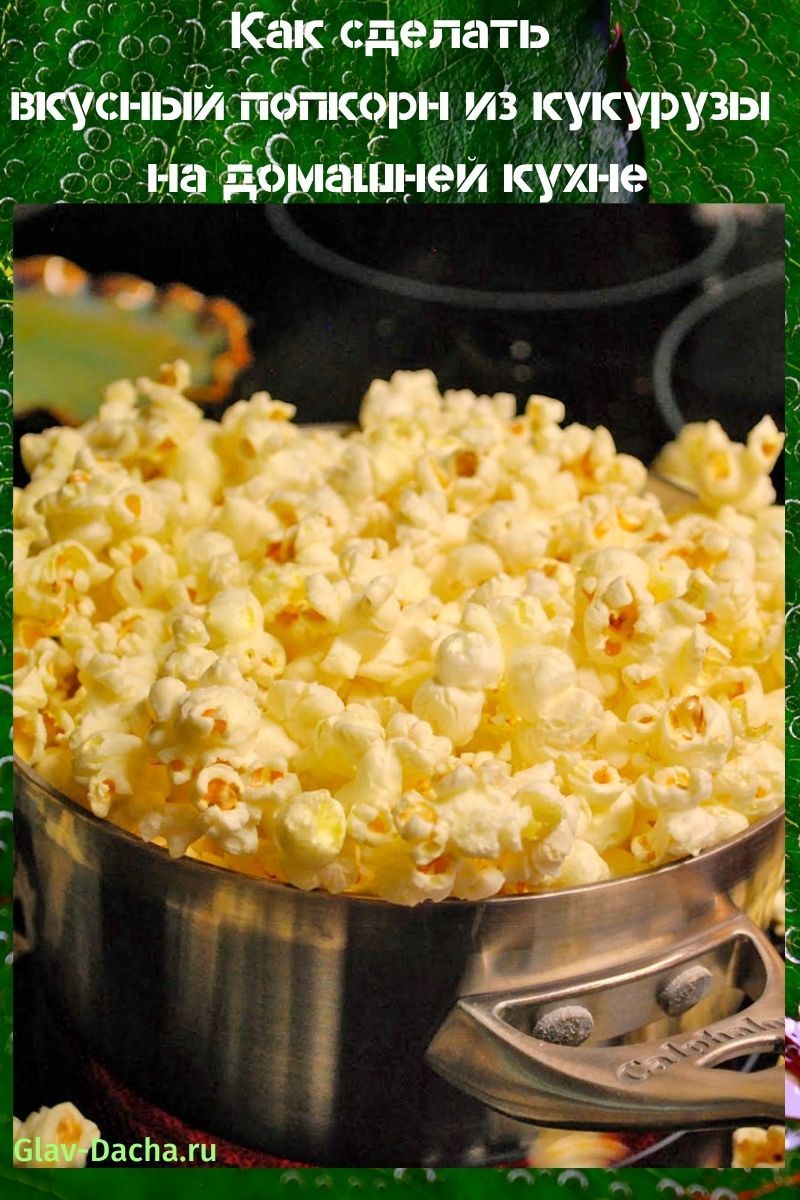 wie man Mais Popcorn macht